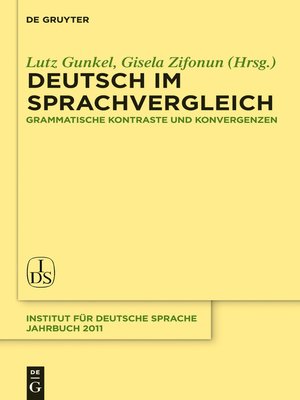 cover image of Deutsch im Sprachvergleich
